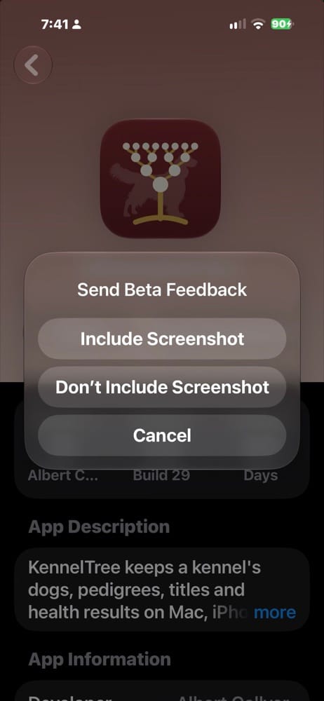 Include Screenshot